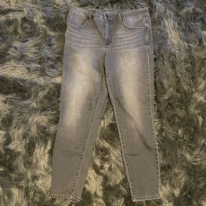Maurice’s High-rise Everflex Jeans, Gray Denim size 14 Short